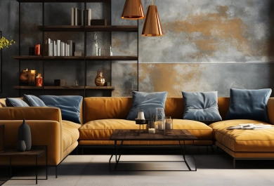 3d concept living room 